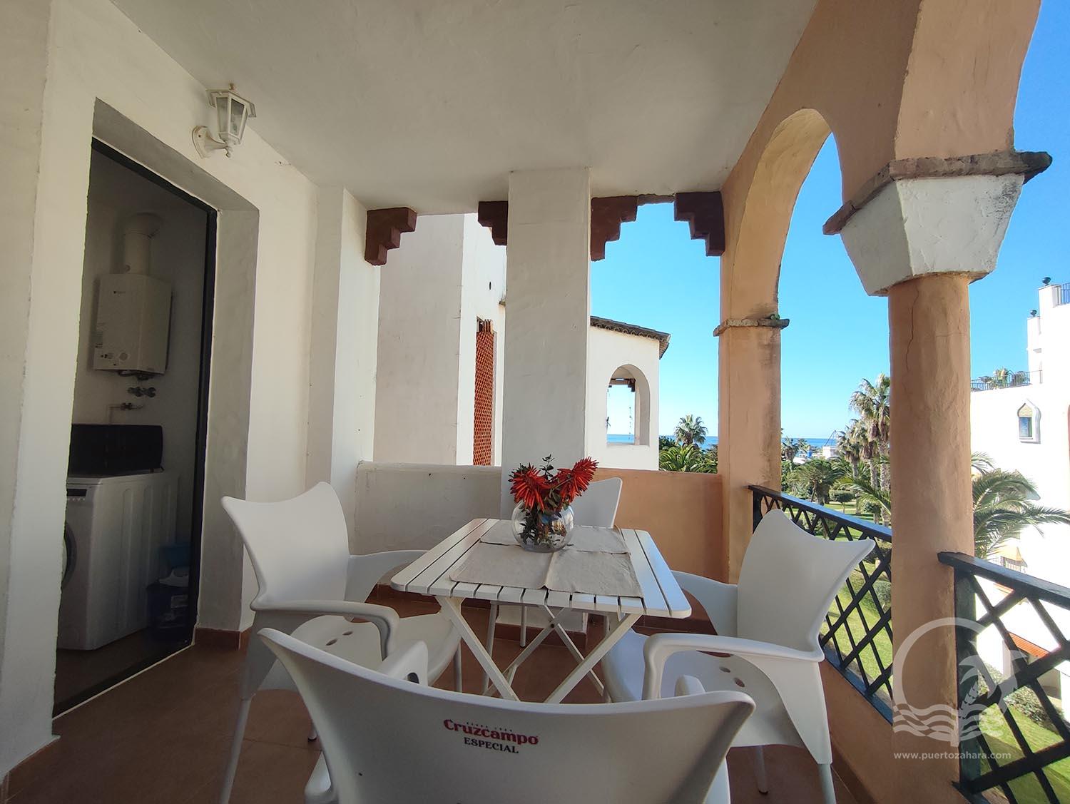 Apartamento de 2 dormitorios y 1 baño en la urbanización Atlanterra Playa en Atlanterra. - Fotografía inmueble