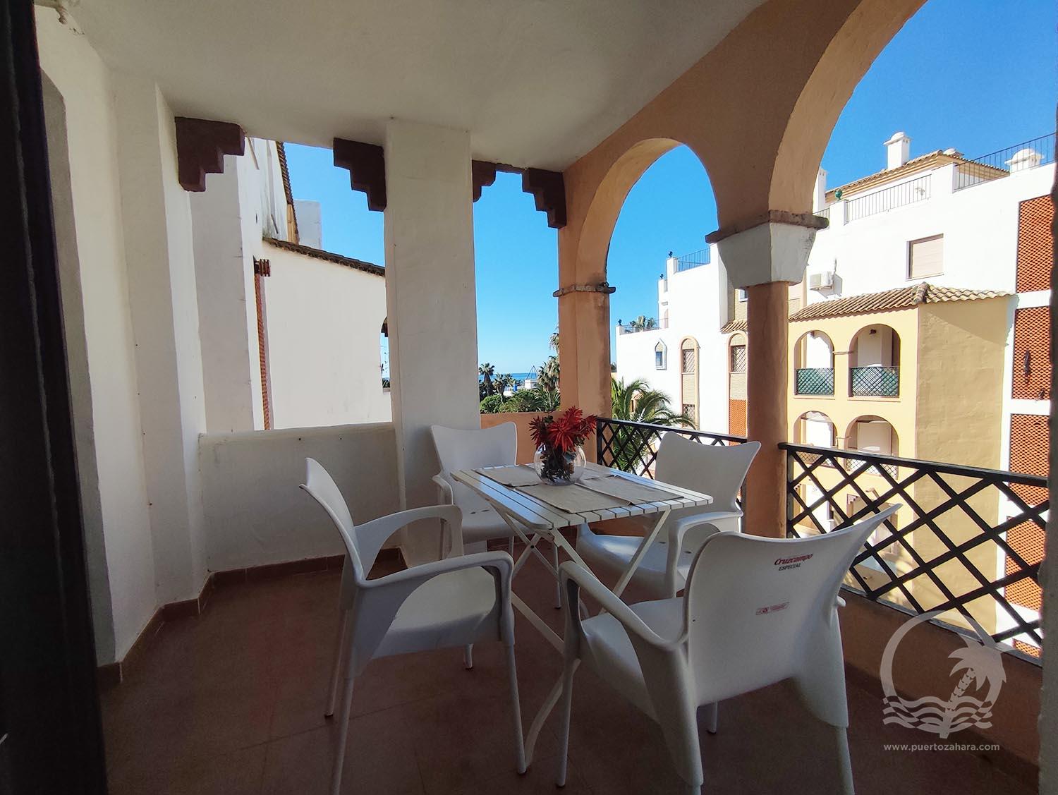 Apartamento de 2 dormitorios y 1 baño en la urbanización Atlanterra Playa en Atlanterra. - Fotografía inmueble